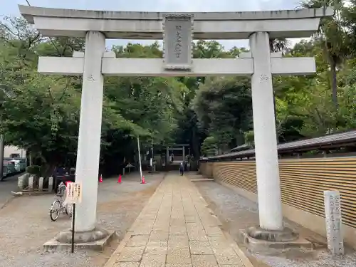 碑文谷八幡宮の鳥居