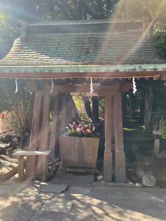 富知六所浅間神社の手水舎