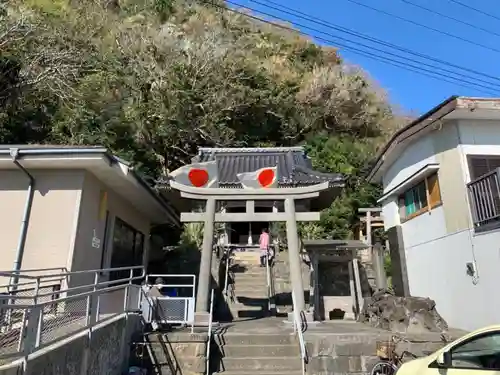 海上神社の鳥居