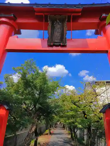 片山八幡社の鳥居