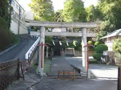 瀬戸ヶ谷八幡社の鳥居