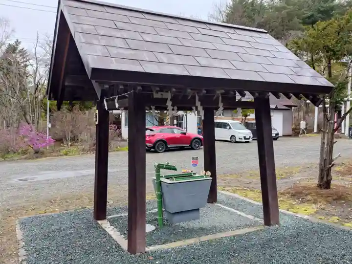 留辺蘂神社の手水舎