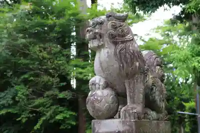鏡石鹿嶋神社 ＊安産・開運・勝利の神さま＊の狛犬