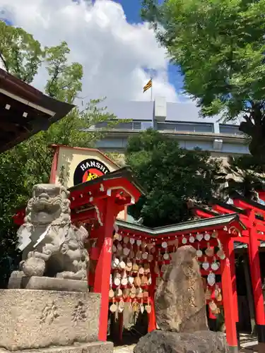 素盞嗚神社の狛犬