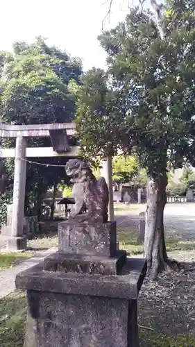 治子神社の狛犬