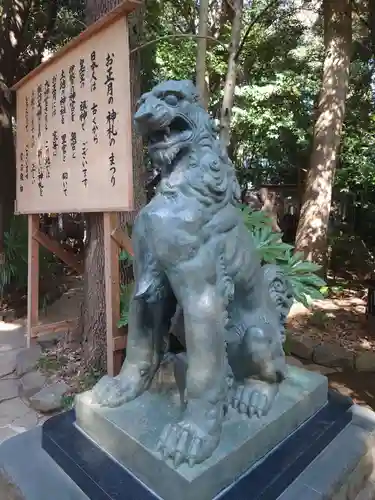 駒木諏訪神社の狛犬