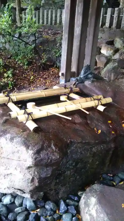 野間神社の手水舎