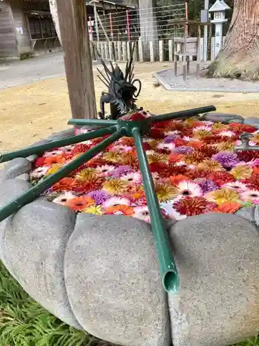 田村神社の手水舎