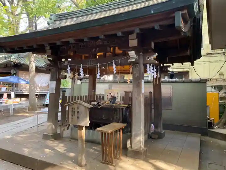 戸越八幡神社の手水舎