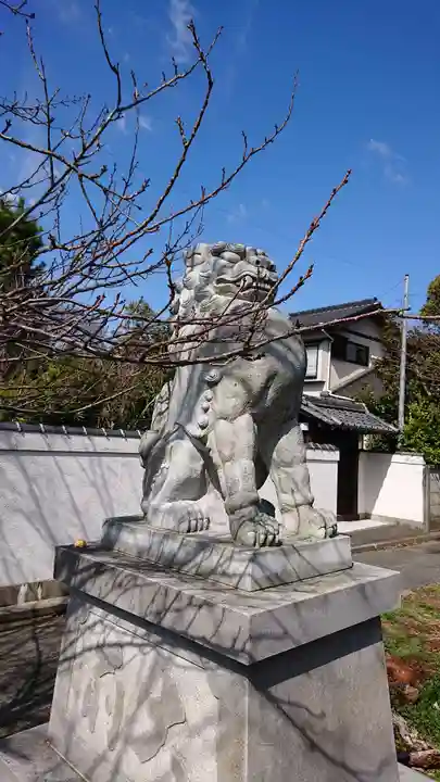 羽田八幡宮の狛犬