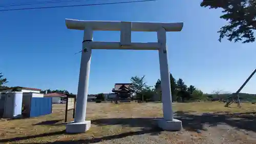 追分八幡神社の鳥居