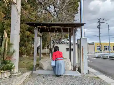 高角神田天白神社の手水舎