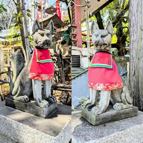 王子稲荷神社の狛犬