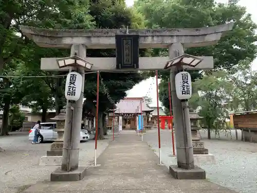 相模原氷川神社の鳥居