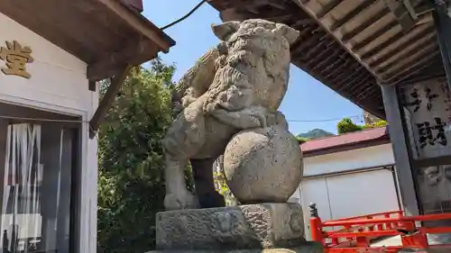 函館厳島神社の狛犬