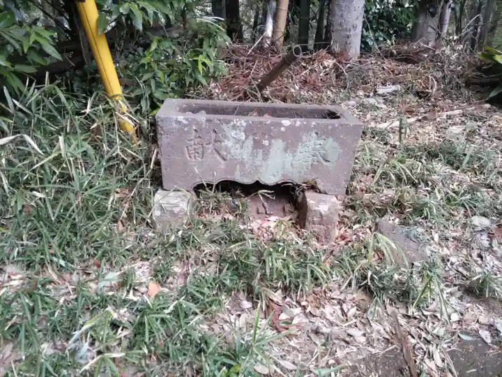 足尾山神社の手水舎