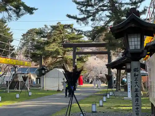 青森縣護國神社の鳥居