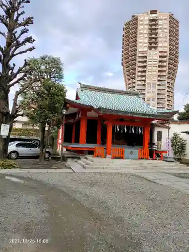 麻布氷川神社の本殿・本堂