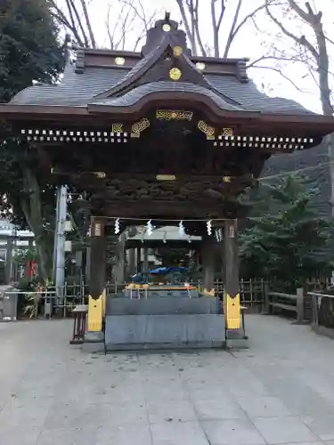 大國魂神社の手水