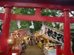 驚神社のお祭り