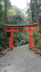 方廣寺の鳥居