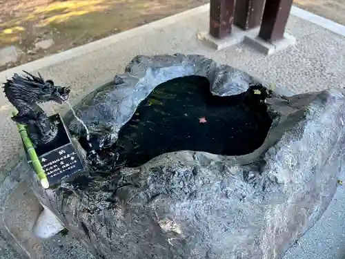 月寒神社の手水舎