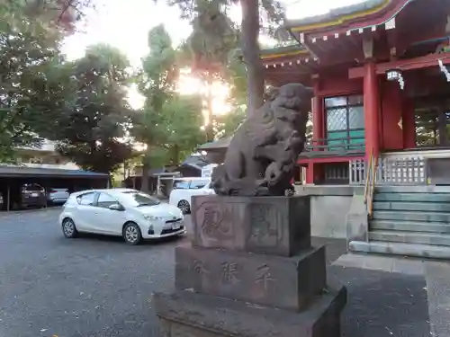 馬込八幡神社の狛犬