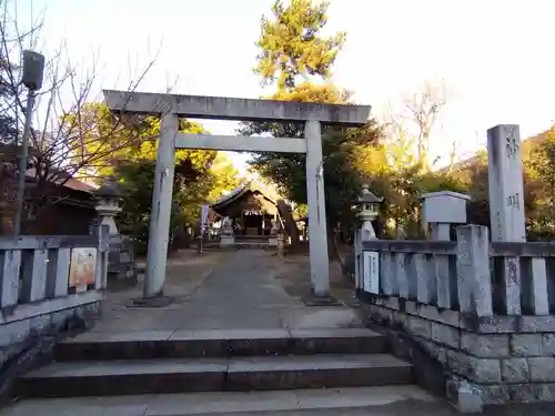 神明社（鳥居松町）の鳥居