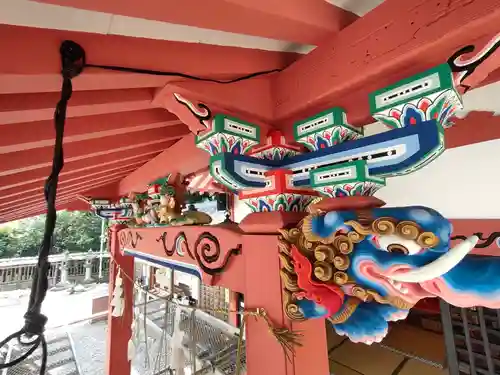 柏原八幡宮の芸術