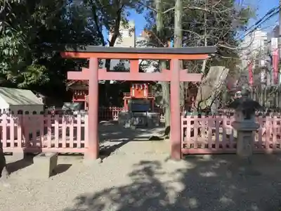 率川神社(大神神社摂社)の鳥居