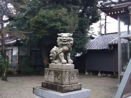 道神社の狛犬