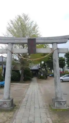 胡録神社の鳥居