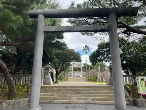 沖縄県護国神社の鳥居