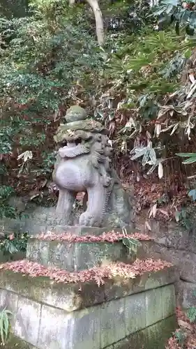 三祖神社（奥宮）の狛犬