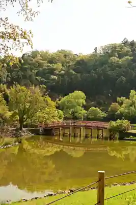 白水阿弥陀堂の庭園