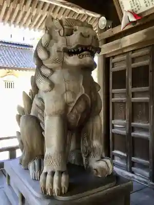 放生津八幡宮の狛犬