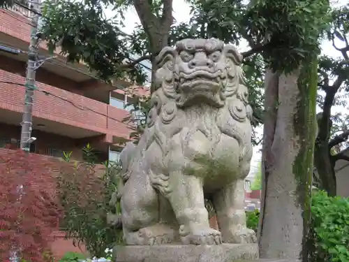 新井天神北野神社の狛犬