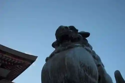 五社神社　諏訪神社の狛犬