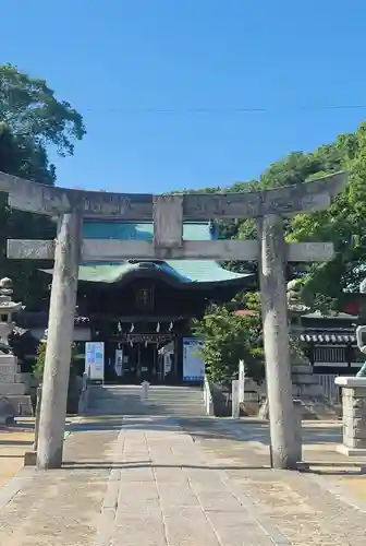 三津厳島神社の鳥居
