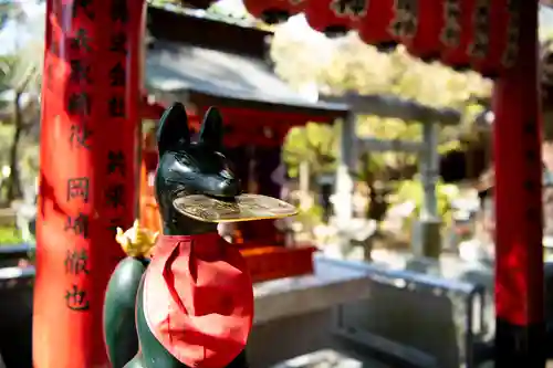 田村神社の狛犬