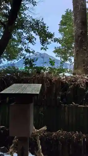 青海神社の景色