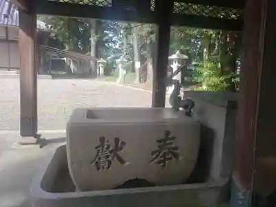乎加神社の手水舎