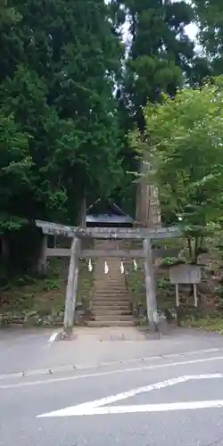 戸隠神社火之御子社の鳥居