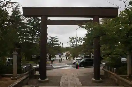 開成山大神宮の鳥居