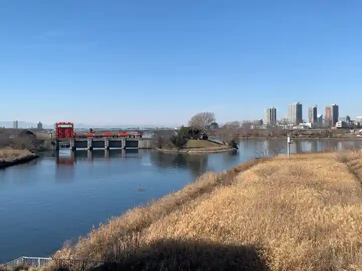 志茂熊野神社の周辺