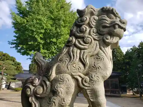 中野神社の狛犬