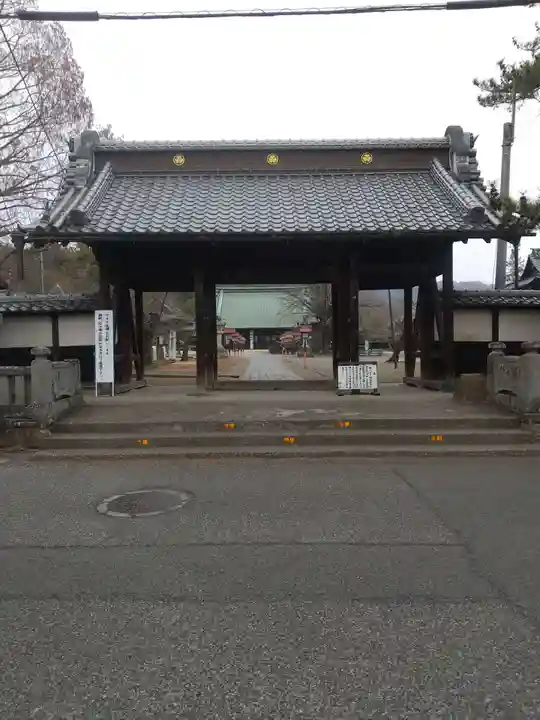 大光院 新田寺の山門・神門