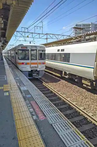 真清田神社の周辺