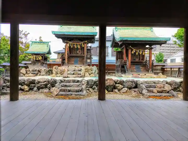 八幡社の本殿・本堂