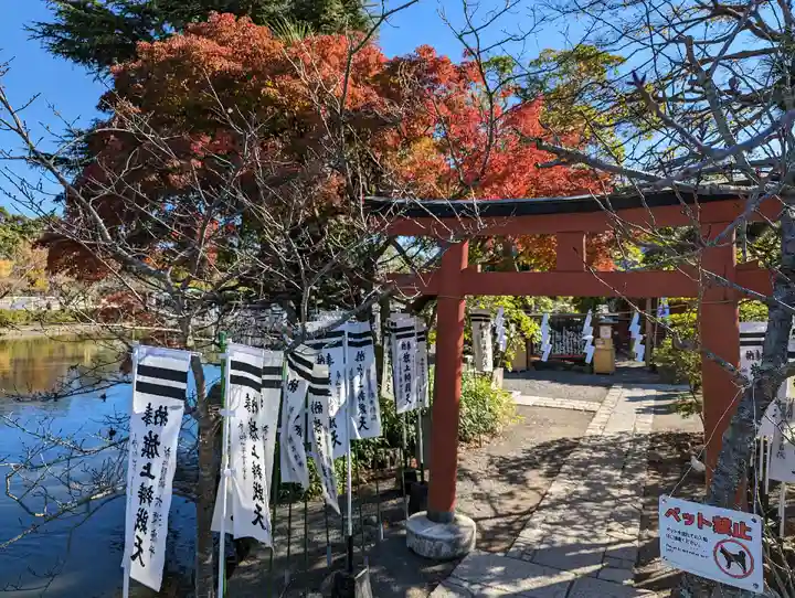 旗上弁財天社の鳥居